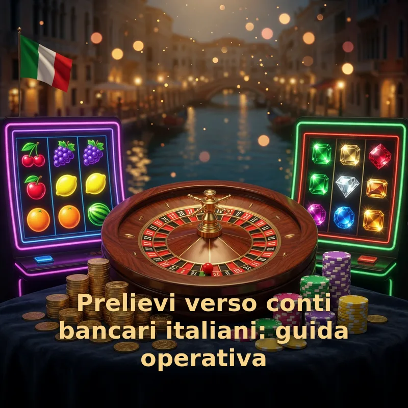 Prelievi verso conti bancari italiani: guida operativa